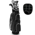 10 Pieces Womens Complete Golf Club Set with Alloy Driver Black - Black Girl Golf
