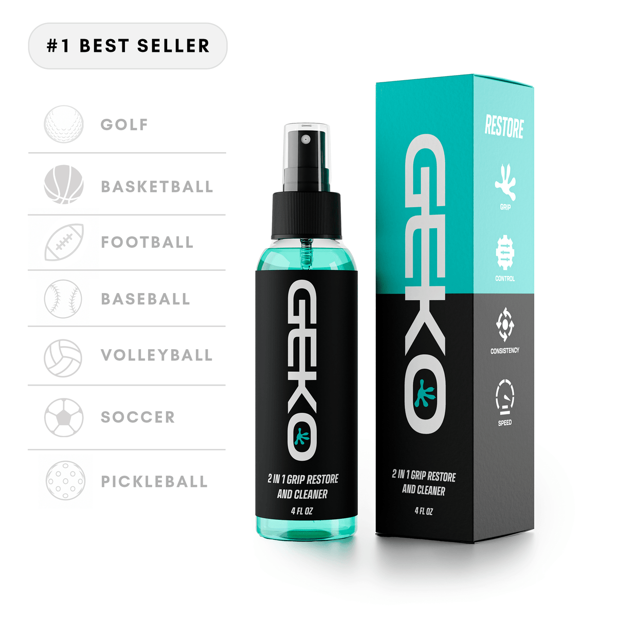 2-In-1 Grip Restore And Cleaner - Black Girl Golf
