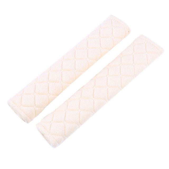 2pcs Seat Belt Covers Fuzzy Seat Belt Pads for Shoulder Soft Comfy Soft Velvet Car Shoulder Pad For Adults Youth Kids Car Truck SUV Airplane Backpack Straps Car Seat Belt Pad Belt Strap Covers for Car - Black Girl Golf