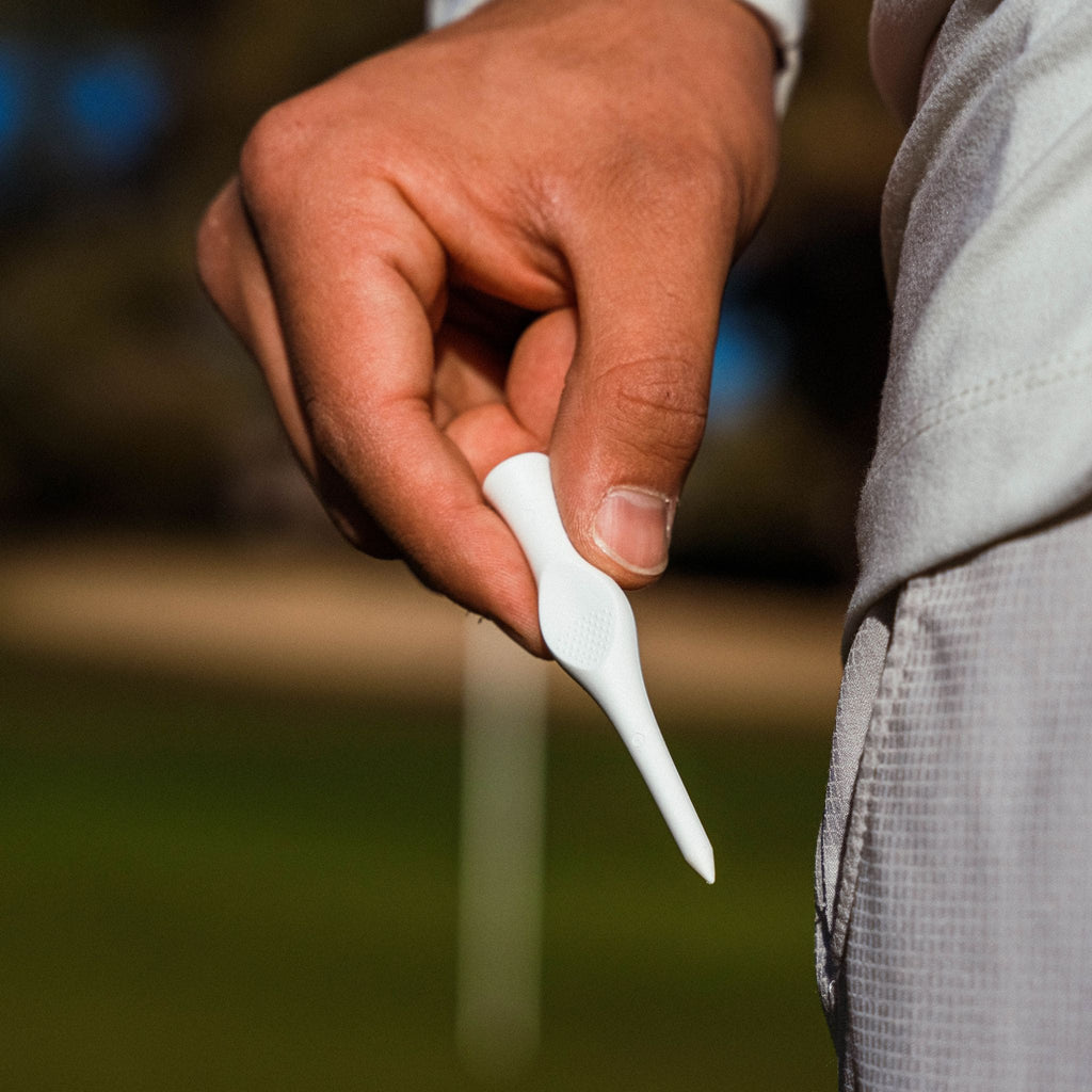 3'' Divot Tee – White – Step Up Golf Tee & Divot Repair Tool - Black Girl Golf