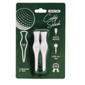 3'' Divot Tee – White – Step Up Golf Tee & Divot Repair Tool - Black Girl Golf