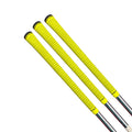 360 Golf Grips | 3 Pack Black/Yellow | Standard, Mid, Jumbo | High - Traction Rubber Grip - Black Girl Golf