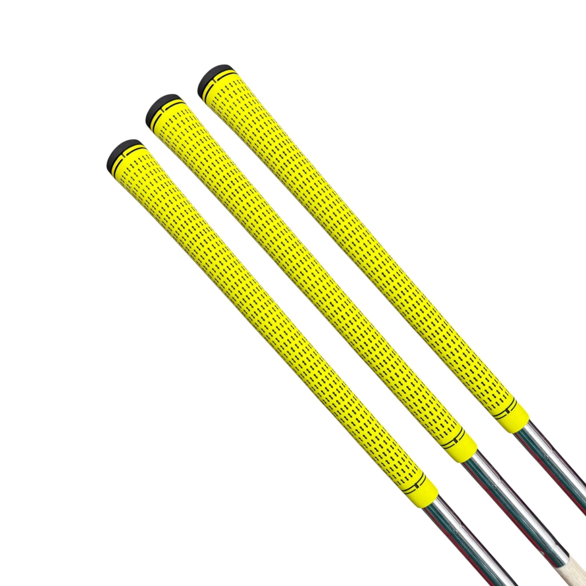 360 Golf Grips | 3 Pack Black/Yellow | Standard, Mid, Jumbo | High - Traction Rubber Grip - Black Girl Golf