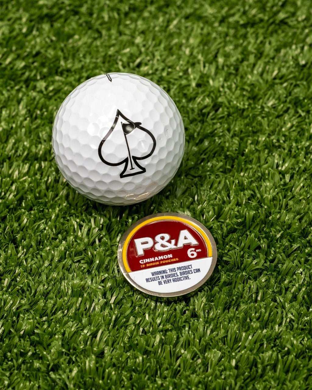 6 Milly - Cinnamon Ball Marker - Black Girl Golf