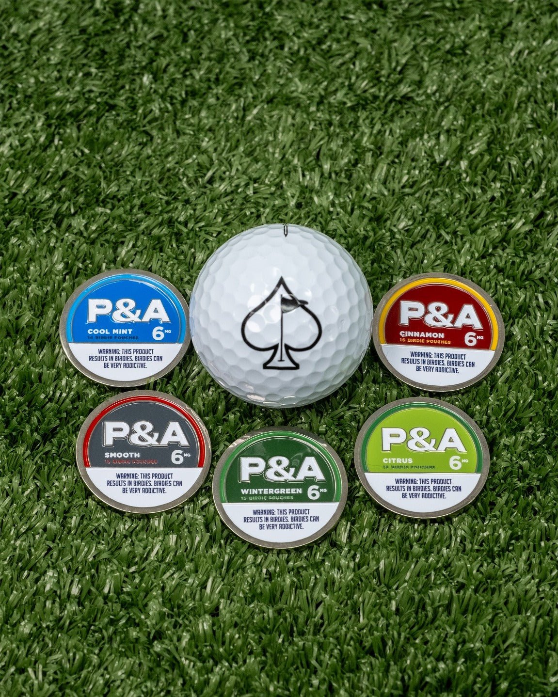 6 Milly - Citrus Ball Marker - Black Girl Golf