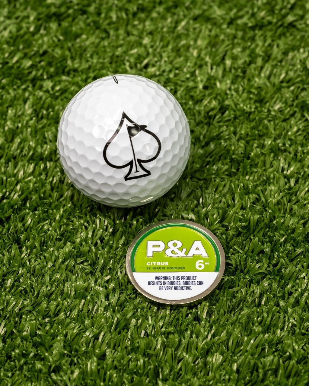 6 Milly - Citrus Ball Marker - Black Girl Golf