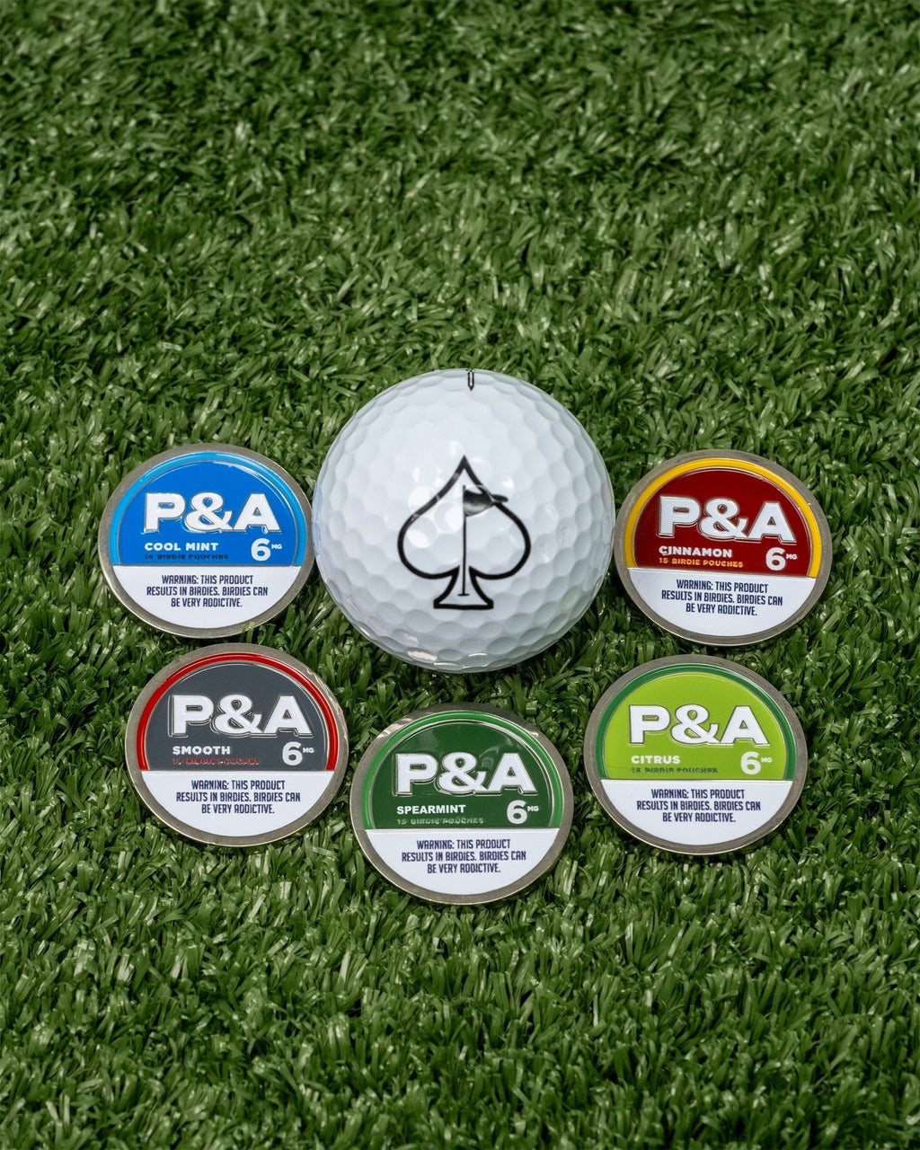6 Milly - Spearmint Ball Marker - Black Girl Golf
