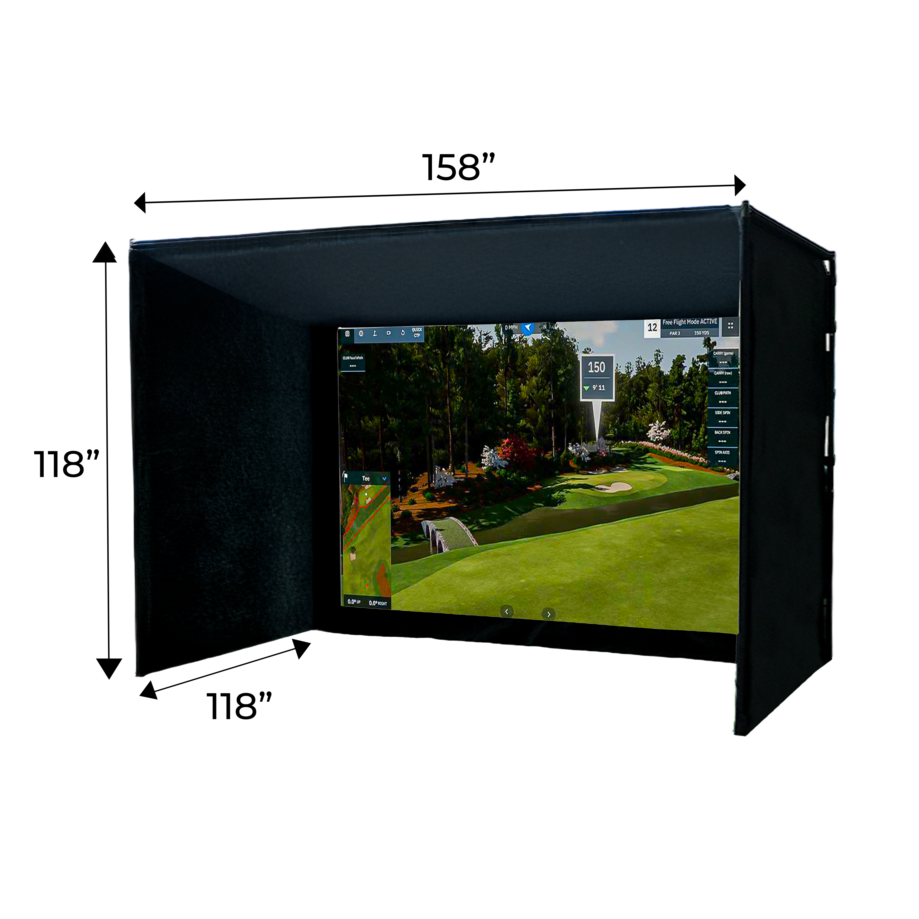 Carcasa para simulador de golf Albatross 13XD de Elite Sim Golf