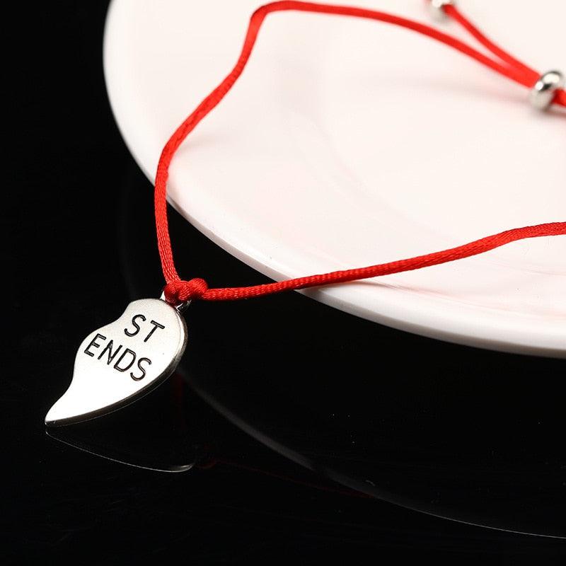 6pcs/set Handmade Bracelets Braided Red Black Rope 7 Knots Lucky Jewelry Friendship Protection Bracelet Red Comfortable Bracelet Small Eye Bracelet For Kids - Black Girl Golf