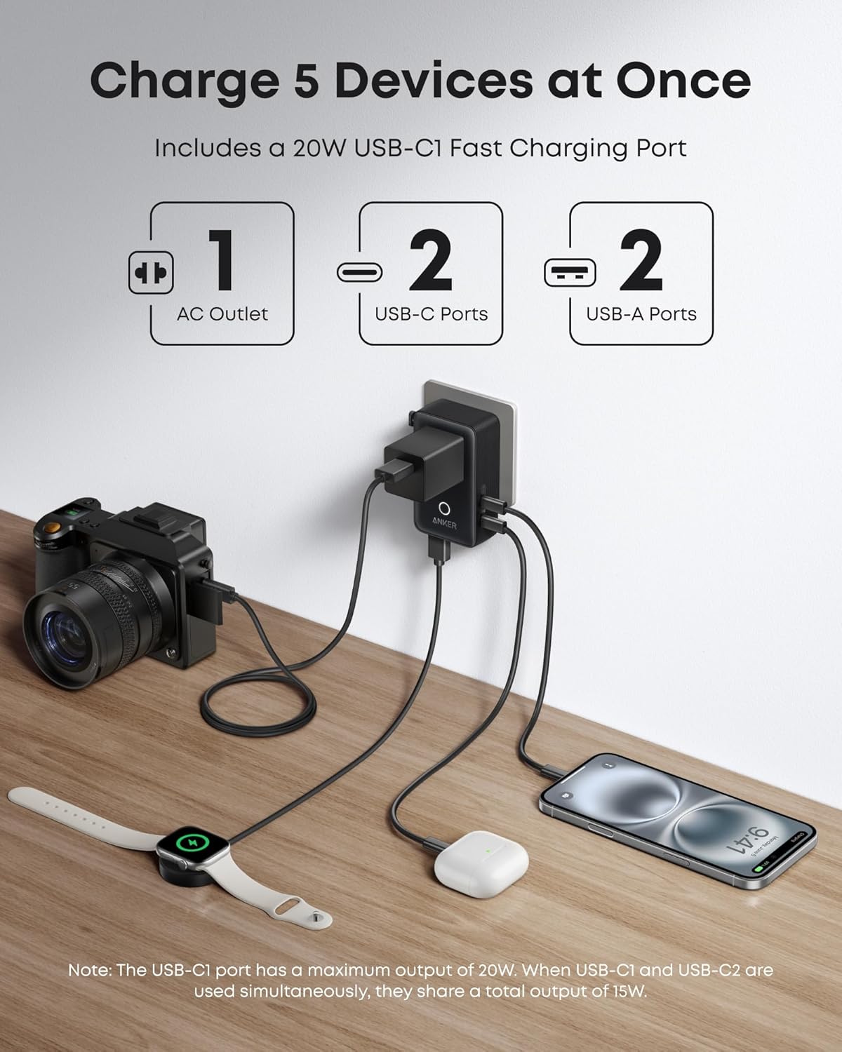 Batterie externe Anker MagGo (10K)