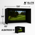 Recinto para simulador de golf Albatross 13S de Elite Sim Golf