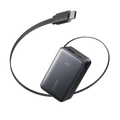 Banco de energía Anker Nano (10 000 mAh, 45 W, cable USB-C retráctil integrado) 