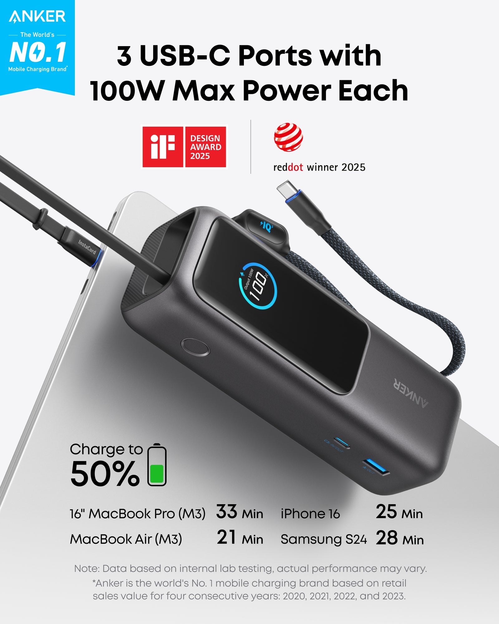 Batterie externe Anker MagGo (10K)