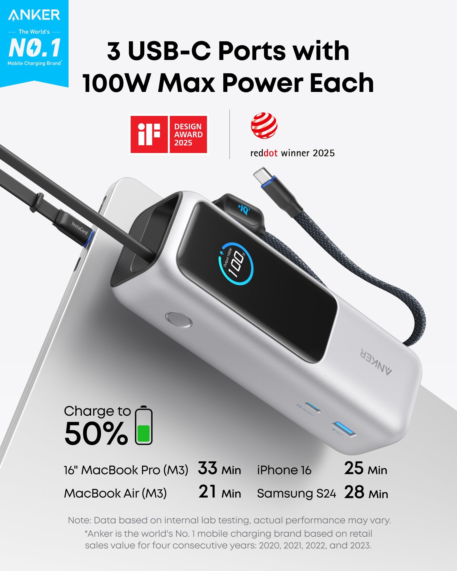 Batterie externe Anker MagGo (10K)