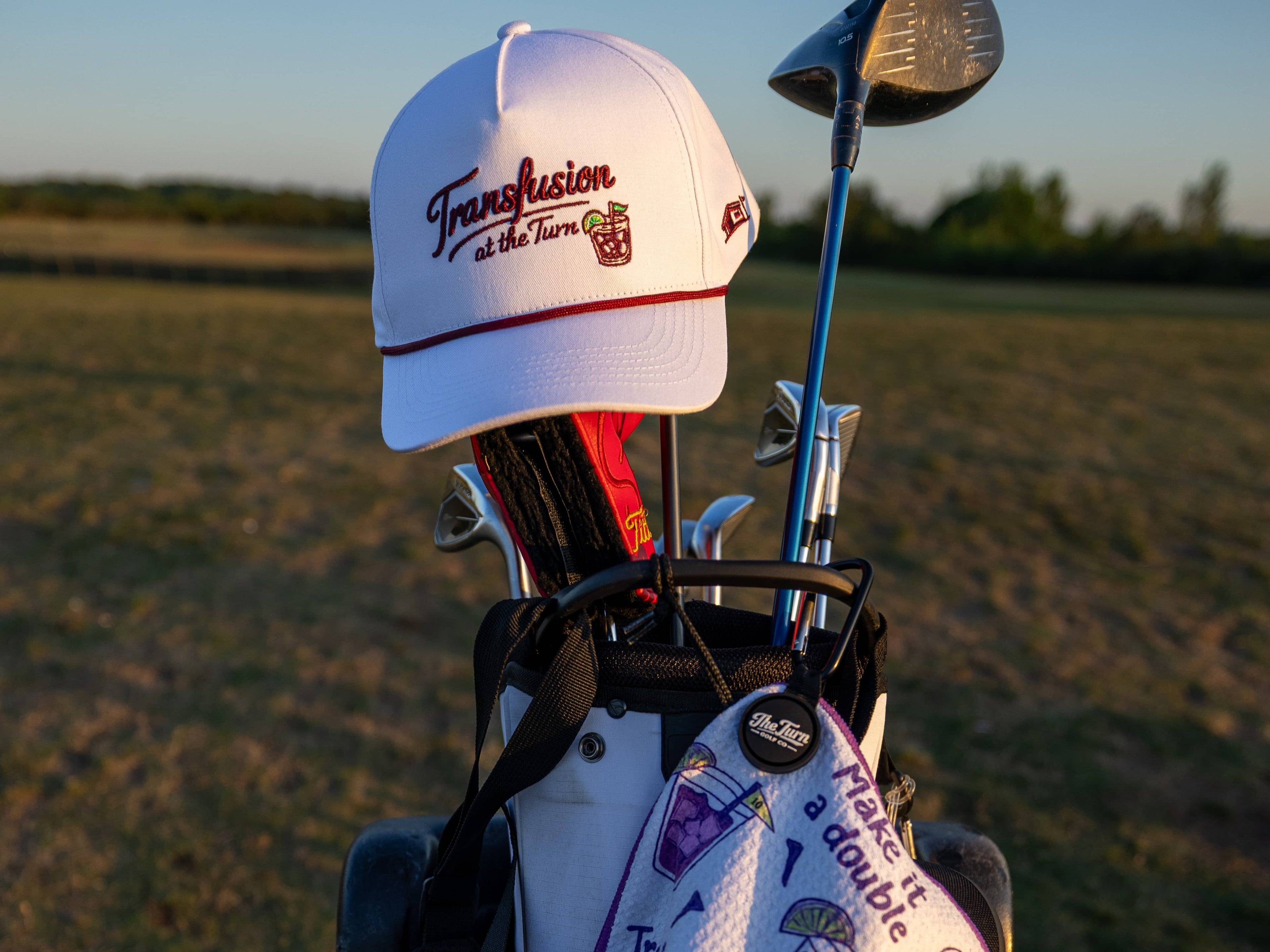 Toalla de golf magnética de transfusión