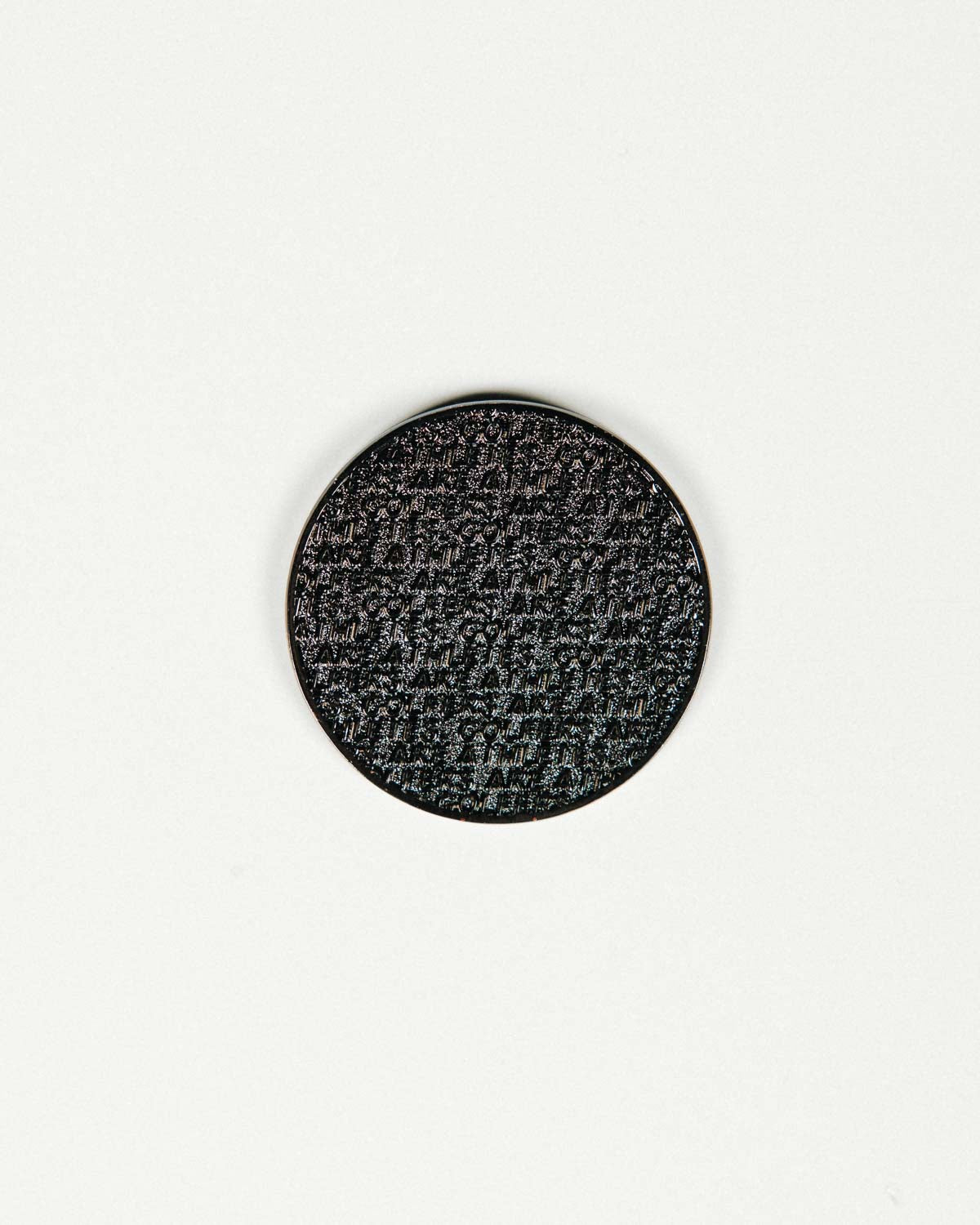 Primo Ball Marker — matte black with clear case