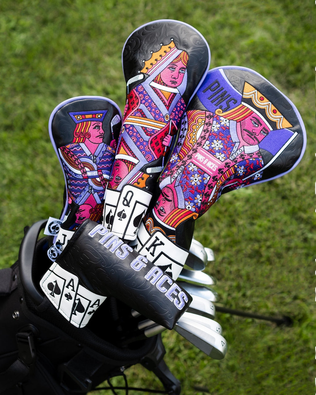 Ace of Spades - Blade Putter Cover - Black Girl Golf