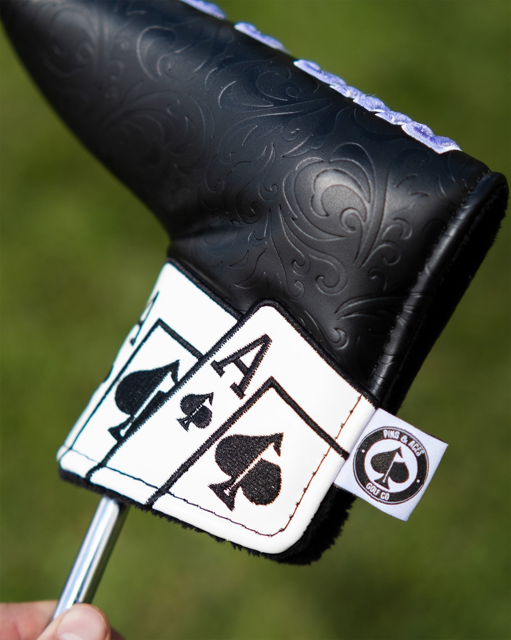 Ace of Spades - Blade Putter Cover - Black Girl Golf