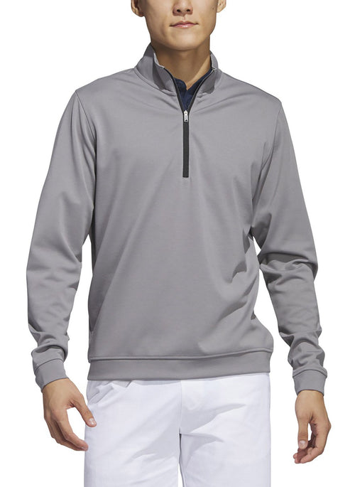 Adidas Elevated Quarter-Zip Golf Pullovers - Black Girl Golf