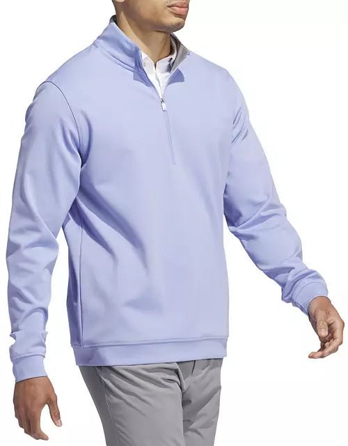 Adidas Elevated Quarter-Zip Golf Pullovers - Black Girl Golf