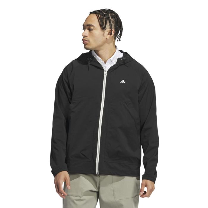 Adidas Go - To Utility Full Zip Jacket - Black Girl Golf