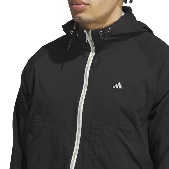Adidas Go - To Utility Full Zip Jacket - Black Girl Golf
