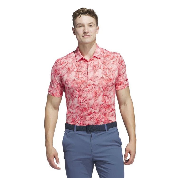 Adidas Golf Ultimate365 Mesh Pine Polo - Black Girl Golf