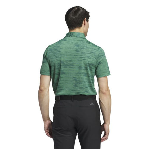 Adidas Men's Ultimate365 Textured Stripe Polo 24 - Black Girl Golf