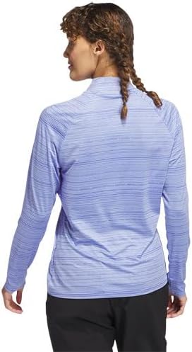 Adidas Women's Standard Ultimate365 Quarter - Zip - Black Girl Golf