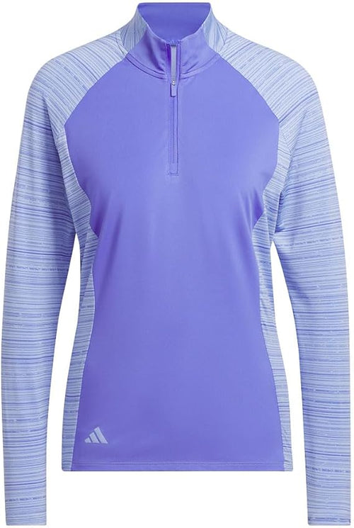 Adidas Women's Standard Ultimate365 Quarter - Zip - Black Girl Golf
