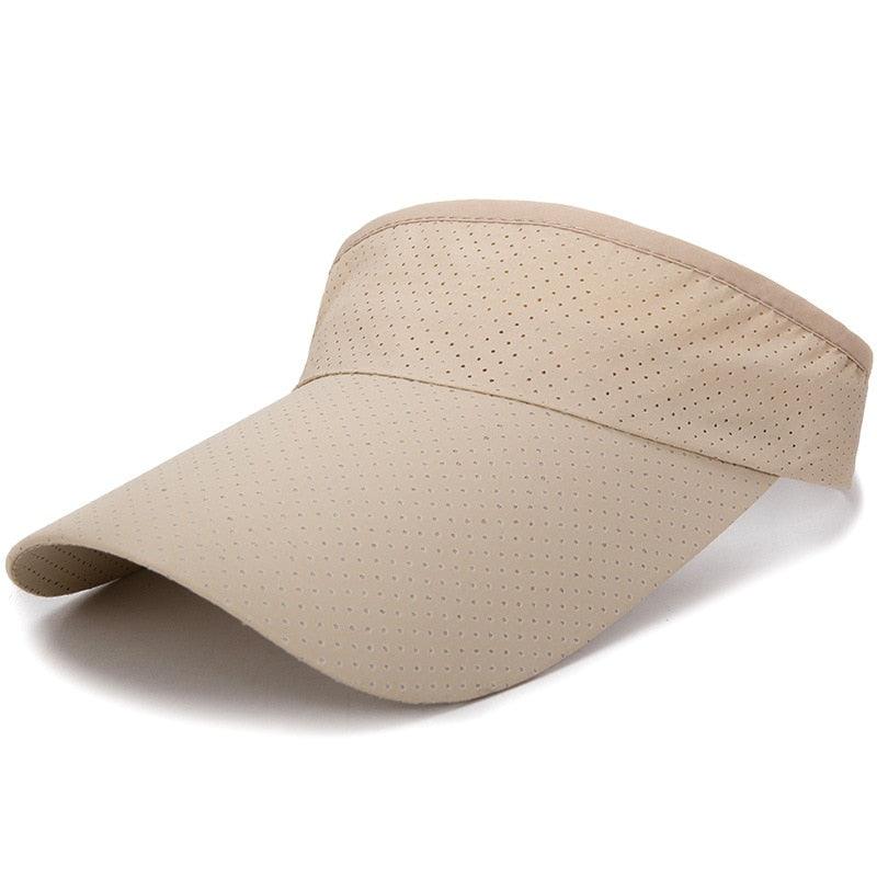 Adjustable Summer Breathable Hats Men Women Sun Protection Sports Golf Tennis Visor Hat Adjustable Visor UV Protection Top Empty Solid Sports Outdoor Running Sunscreen Strong Cap - Black Girl Golf