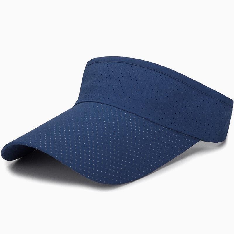 Adjustable Summer Breathable Hats Men Women Sun Protection Sports Golf Tennis Visor Hat Adjustable Visor UV Protection Top Empty Solid Sports Outdoor Running Sunscreen Strong Cap - Black Girl Golf