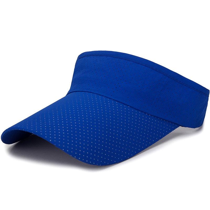 Adjustable Summer Breathable Hats Men Women Sun Protection Sports Golf Tennis Visor Hat Adjustable Visor UV Protection Top Empty Solid Sports Outdoor Running Sunscreen Strong Cap - Black Girl Golf