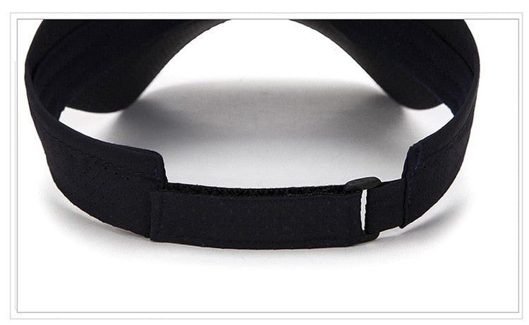 Adjustable Summer Breathable Hats Men Women Sun Protection Sports Golf Tennis Visor Hat Adjustable Visor UV Protection Top Empty Solid Sports Outdoor Running Sunscreen Strong Cap - Black Girl Golf