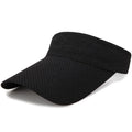 Adjustable Summer Breathable Hats Men Women Sun Protection Sports Golf Tennis Visor Hat Adjustable Visor UV Protection Top Empty Solid Sports Outdoor Running Sunscreen Strong Cap - Black Girl Golf