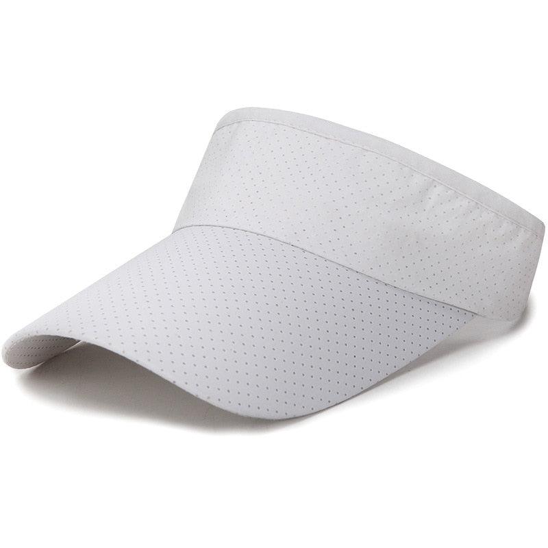 Adjustable Summer Breathable Hats Men Women Sun Protection Sports Golf Tennis Visor Hat Adjustable Visor UV Protection Top Empty Solid Sports Outdoor Running Sunscreen Strong Cap - Black Girl Golf
