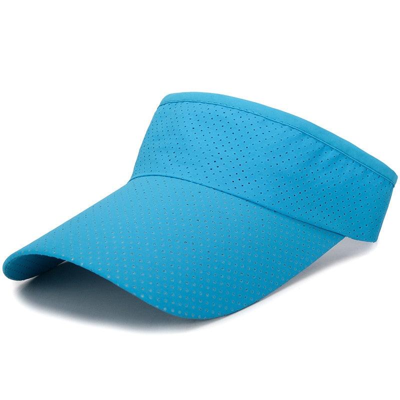 Adjustable Summer Breathable Hats Men Women Sun Protection Sports Golf Tennis Visor Hat Adjustable Visor UV Protection Top Empty Solid Sports Outdoor Running Sunscreen Strong Cap - Black Girl Golf