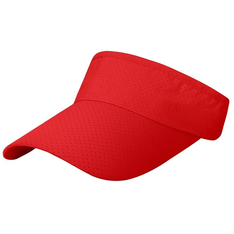 Adjustable Summer Breathable Hats Men Women Sun Protection Sports Golf Tennis Visor Hat Adjustable Visor UV Protection Top Empty Solid Sports Outdoor Running Sunscreen Strong Cap - Black Girl Golf
