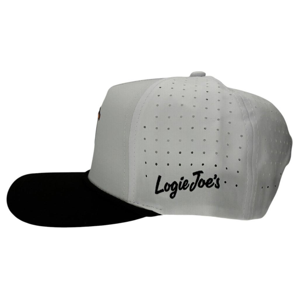 Albatross Golf Hat | Snapback Cap | Built-in Magnetic Ball Marker Holder + Marker Included | Adjustable | Bird - Black Girl Golf