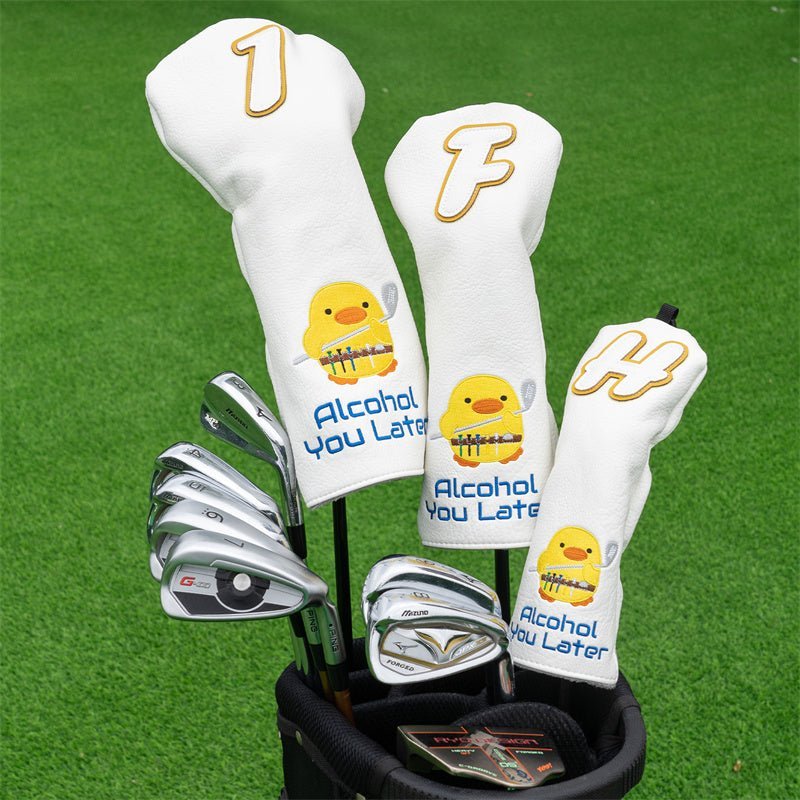 Alcohol You Later Headcover - Black Girl Golf