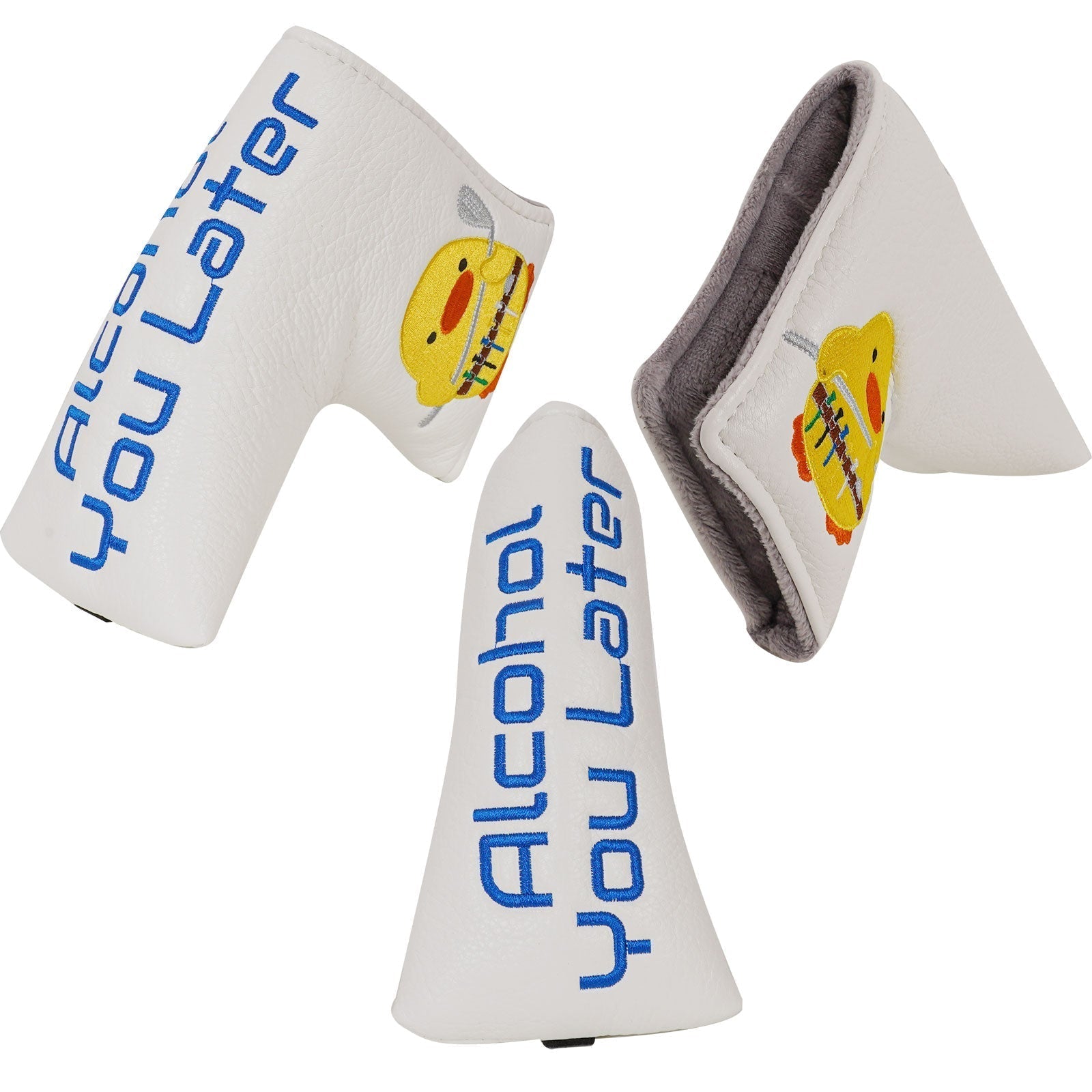 Alcohol You Later Headcover - Black Girl Golf