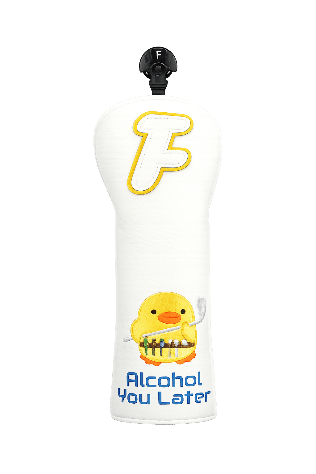 Alcohol You Later Headcover - Black Girl Golf