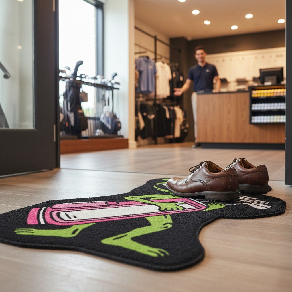Alien Caddy | Golf Shop Mat | Cart Accessory - Black Girl Golf