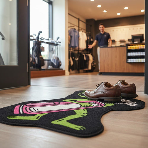 Alien Caddy | Golf Shop Mat | Cart Accessory - Black Girl Golf