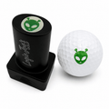 Alien Golf Ball Stamp | Quick - Dry Ink Stamper | Easy Ball Identification | Fun Golf Gift - Black Girl Golf