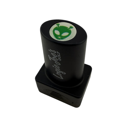Alien Golf Ball Stamp | Quick - Dry Ink Stamper | Easy Ball Identification | Fun Golf Gift - Black Girl Golf