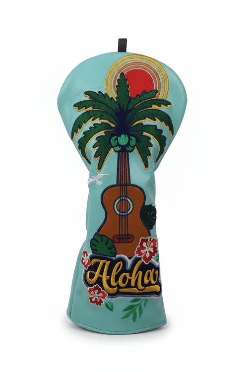 Aloha Good Vibes Only Headcover - Black Girl Golf