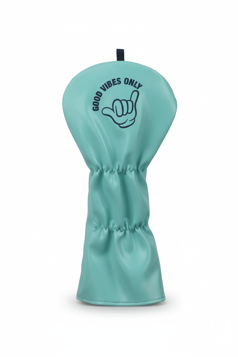 Aloha Good Vibes Only Headcover - Black Girl Golf