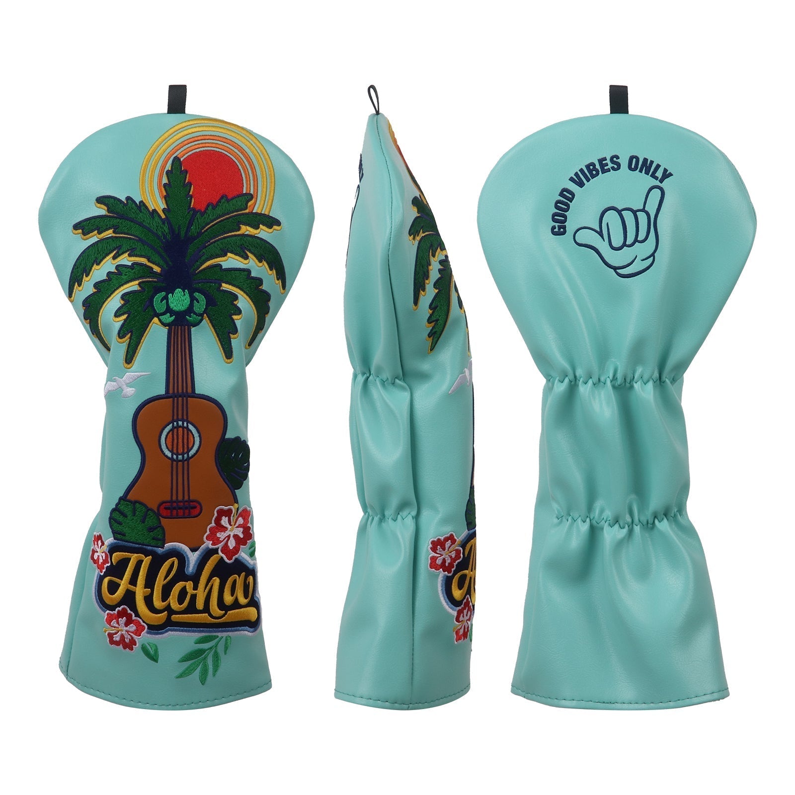 Aloha Good Vibes Only Headcover - Black Girl Golf