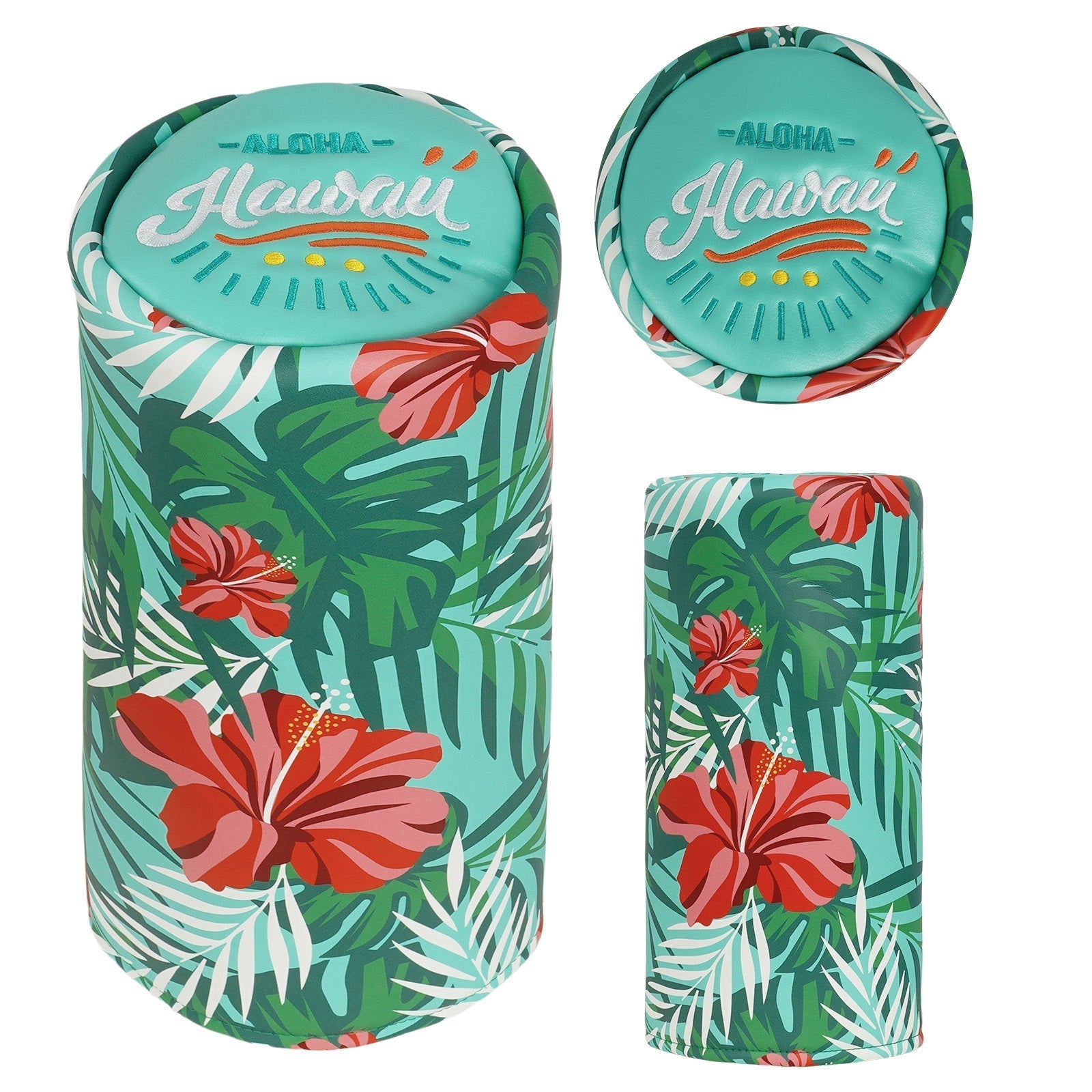 Aloha Hawaii Barrel Golf Headcovers - Black Girl Golf